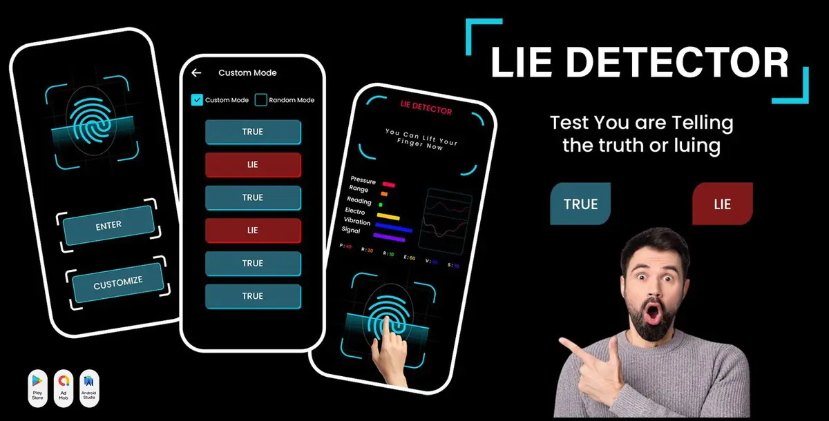 Lie Detector Test Simulador - Android App Template