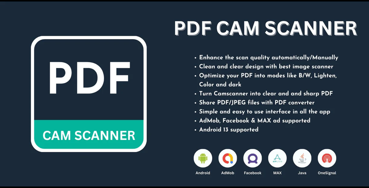 PDF Cam Scanner - Android App Source Code
